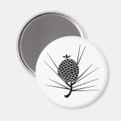 松の実に針 マグネット (正面/裏面)