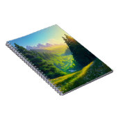 松の日の出の輝きを見ながら ノートブック (右側)