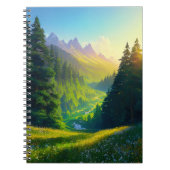 松の日の出の輝きを見ながら ノートブック (正面)