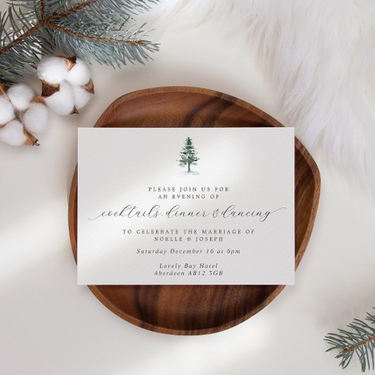 松の書道結婚披露宴 招待状