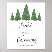 松の木ありがとう来。 ポスター (正面)