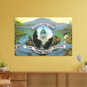 松の木から挨拶州、風光明媚 キャンバスプリント (インサイチュ (リビング))