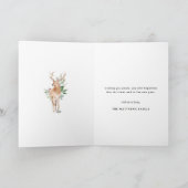 松の木がカナダクリスマスからメリークリスマス シーズンカード (内部)