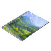 松の木が自然のタペストリーで一つになる ノートブック (左側)