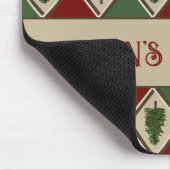 松の木とハーレクインマウスパッド マウスパッド (コーナー)