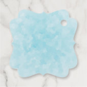 松の木と森の動物とクリスマストラック フェイバータグ (裏面)