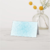 松の木と森の動物とクリスマストラック プレイスカード (裏面)