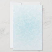 松の木と森の動物とクリスマストラック 便箋 (裏面)