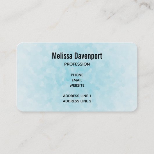 松の木と森の動物とクリスマストラック 名刺 (裏面)