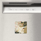 松の木と鳳凰(愛ハート鳳凰)、若冲 マグネット (インサイチュ (食洗機))