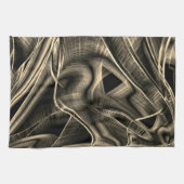 松の木に溝が生えたような曲がり角 キッチンタオル (横)