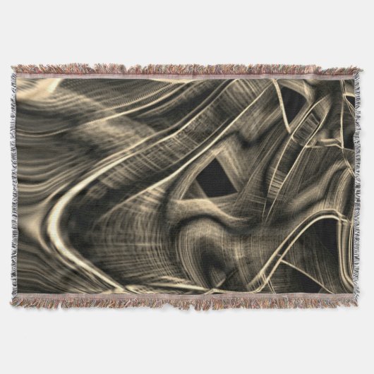松の木に溝が生えたような曲がり角 スローブランケット (正面)
