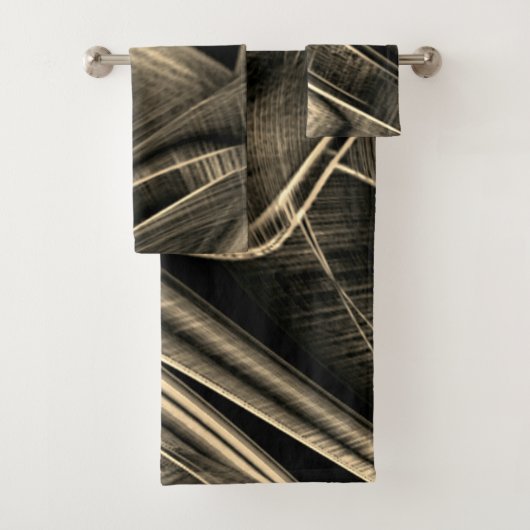 松の木に溝が生えたような曲がり角 バスタオルセット (インサイチュ)