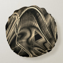 松の木に溝が生えたような曲がり角 ラウンドクッション