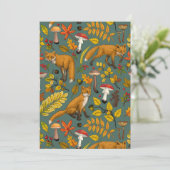 松の木に秋の狐 (スタンド正面)