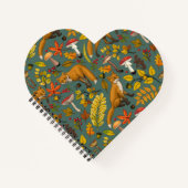 松の木に秋の狐 ノートブック (正面)