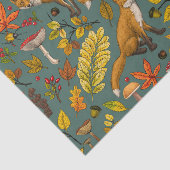 松の木に秋の狐 薄葉紙 (詳細)