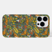 松の木に秋の狐 iPhoneケース (裏面横)