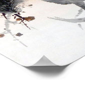 松の木に鳩の渡辺聖亭 ポスター (角)