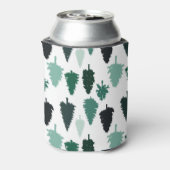松の木のパターン緑 缶クーラー (缶裏面)