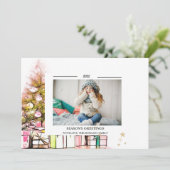 松の木のプレゼントフォトシーズンの挨拶 (スタンド正面)