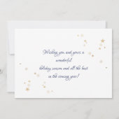 松の木のプレゼントフォトシーズンの挨拶 (裏面)