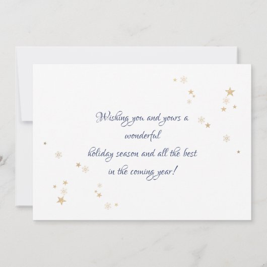 松の木のプレゼントフォトシーズンの挨拶 (裏面)