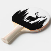 松の木のベクターの間の大きなバック 卓球ラケット (正面アングル)