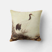 松の木の上の鶴 伊藤ニサブロ 伊藤ニサブロ クッション (裏面)