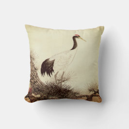 松の木の上の鶴 伊藤ニサブロ 伊藤ニサブロ クッション