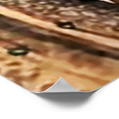 松の木の下のタイガーとマゲピミンファ ポスター (角)