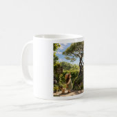 松の木の下のマグカップ 🌲 コーヒーマグカップ (正面左)