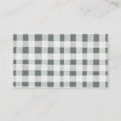 松の木の冒険の赤ちゃんシャワーどのくらウンディ エンクロージャーカード (裏面)