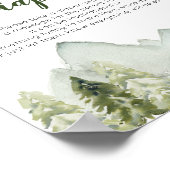 松の木の冒険ベビーシャワー深夜おむつ ポスター (角)