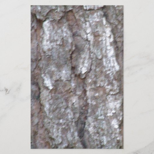 松の木の吠え声の迷彩柄の自然な木製のカムフラージュの自然 便箋 (正面)