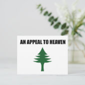 松の木の天国旗への上訴 ポストカード (スタンド正面)