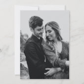 松の木の山結婚の写真の日付を保存 セーブザデート (裏面)