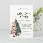 松の木の星くるみ割りクリスマスカンパニー 招待状 (スタンド正面)