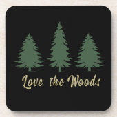 松の木の木を愛する コースター (正面)