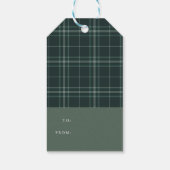 松の木の枠にピネコン、プライド、写真 ギフトタグ (裏面)