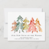 松の木の森の水の色の移動のお知らせ (正面)