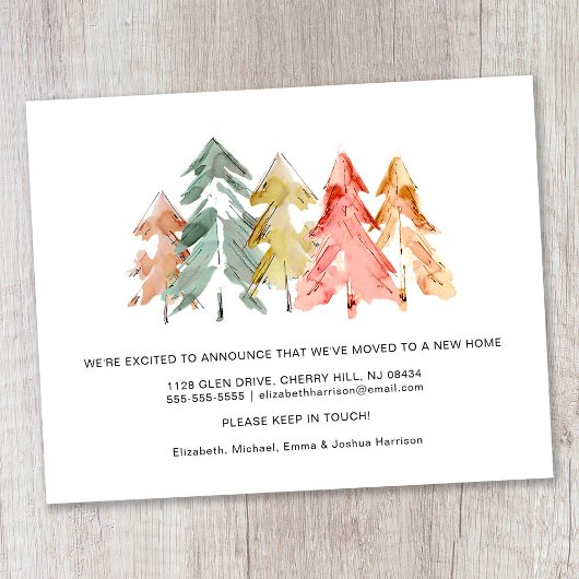 松の木の森の水の色の移動のお知らせ