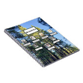 松の木の森3世代ファミリーツリー ノートブック (右側)