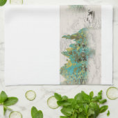 松の木の正義の慈悲の優美の台所タオル キッチンタオル (折り畳み)