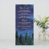 松の木の水の色素朴のメ結婚ニュー・カード メニュー (スタンド正面)