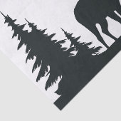 松の木の間の壮大なバック 薄葉紙 (詳細)