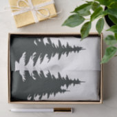 松の木の間の壮大なバック 薄葉紙 (ギフト)