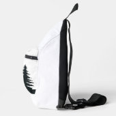 松の木の間の大きな金 スリングバッグ (右)