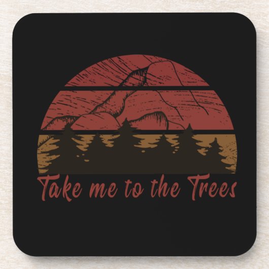 松の木へ連れて行って コースター (正面)