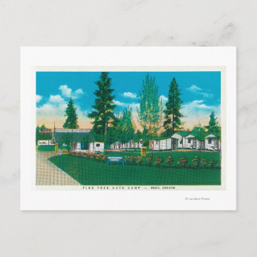 松の木オートキャンプの外観 ポストカード (正面)